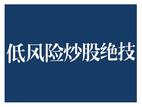 2024低风险股票实操营，低风险，高回报-极码AI- 热点知汇专注Ai网赚项目资源知识聚汇