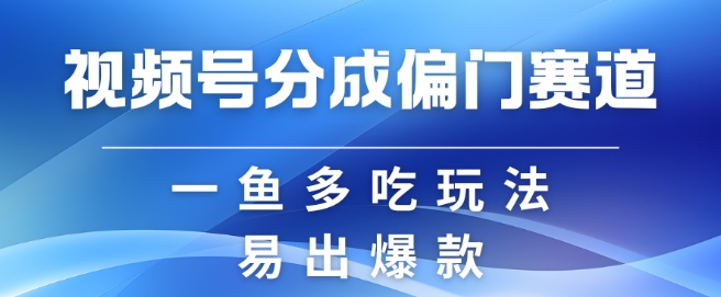 视频号创作者分成计划偏门类目，容易爆流，实拍内容简单易做【揭秘】-极码AI- 热点知汇专注Ai网赚项目资源知识聚汇